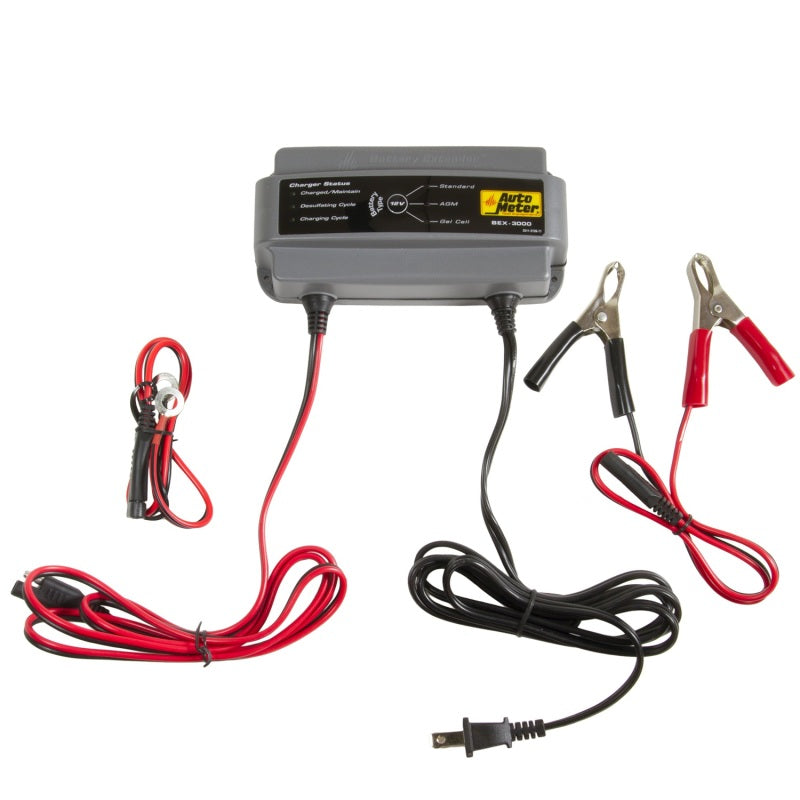 Autometer Battery Charger/Maintainer 12V/3A AutoMeter