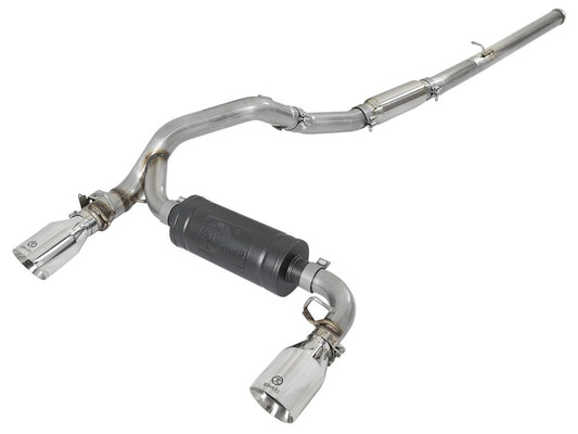 aFe Takeda 3in 304 SS Cat-Back Exhaust w/ Polished Tip 16-18 Ford Focus RS 2.3L (t) aFe