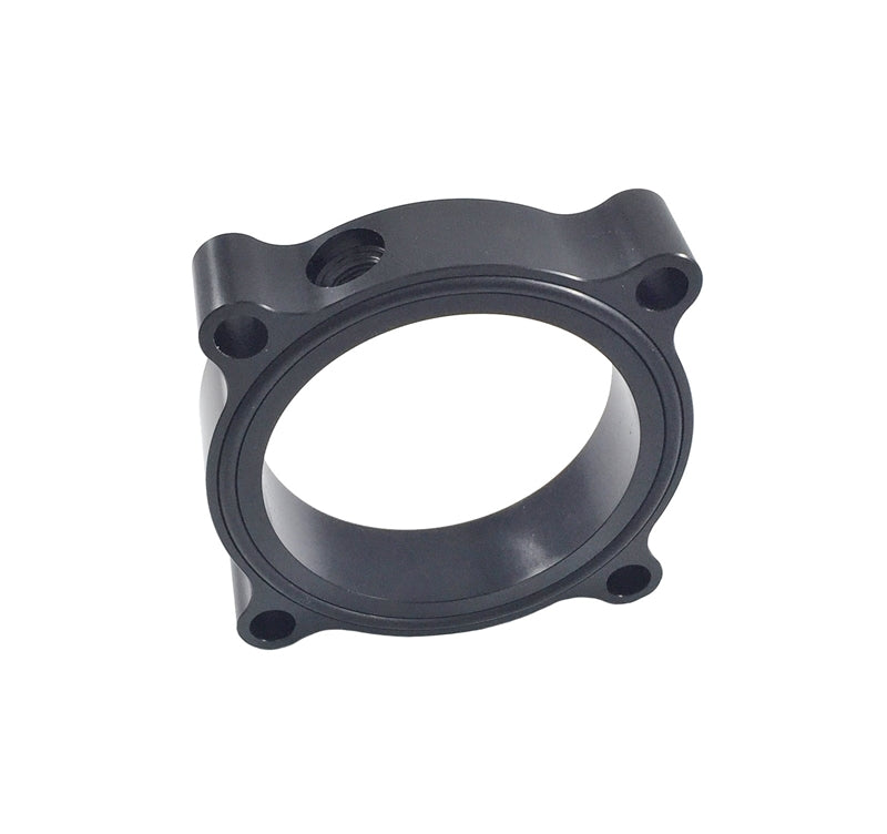 Torque Solution Throttle Body Spacer (Black): Audi / Volkswagen 2.0T FSI SI - eliteracefab.com