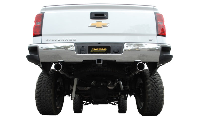 Gibson 14-18 Chevrolet Silverado 1500 LTZ 6.2L 3.5in/2.25in Cat-Back Dual Split Exhaust - Stainless Gibson