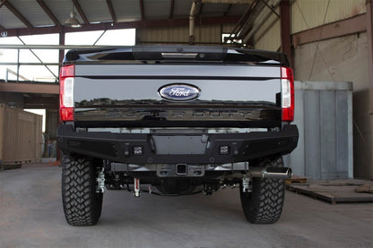 Addictive Desert Designs 17-18 Ford F-250 HoneyBadger Rear Bumper w/ Backup Sensor Cutouts Addictive Desert Designs