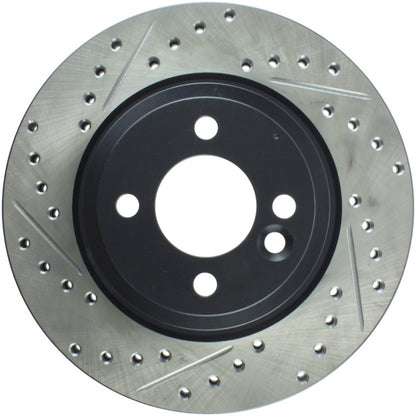StopTech 02-07 Mini Cooper/Cooper S Slotted & Drilled Right Front Rotor Stoptech