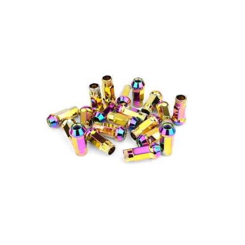 WHEEL MATE MUTEKI SR48 OPEN END LUG NUTS – NEON 12×1.50 48MM - eliteracefab.com