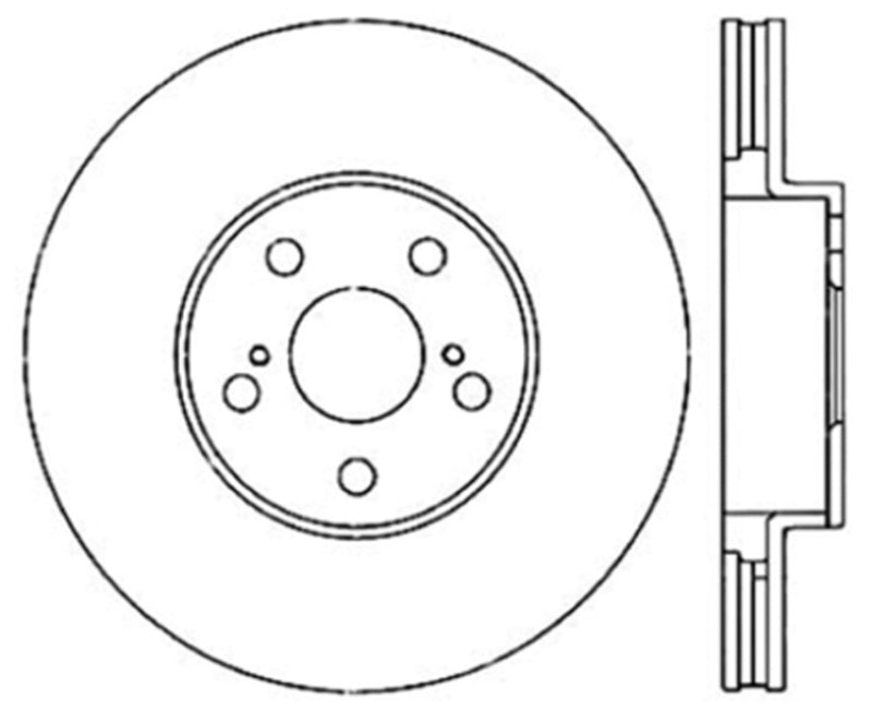 Stoptech 01-05 Toyota Celica GT & GT-S/05-09 Scion tC Front CRYO-STOP Rotor Stoptech
