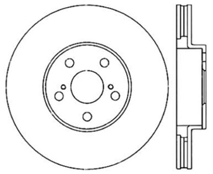 Stoptech 01-05 Toyota Celica GT & GT-S/05-09 Scion tC Front CRYO-STOP Rotor Stoptech