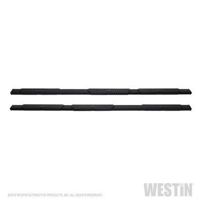 Westin 99-16 Ford F-250/350/450/550 Crew Cab (6.75ft Bed) R5 M-Series Wheel-to-Wheel Nerf Bars - Blk