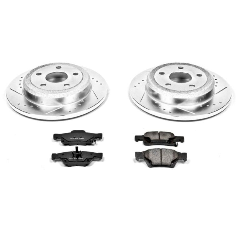 Power Stop 11-19 Dodge Durango Rear Z23 Evolution Sport Brake Kit - eliteracefab.com