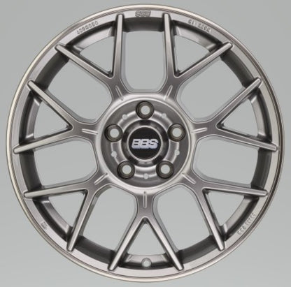 BBS XR 18x8 5x100 ET45 Gloss Platinum Wheel - 70mm PFS/Clip Required XR0108PG