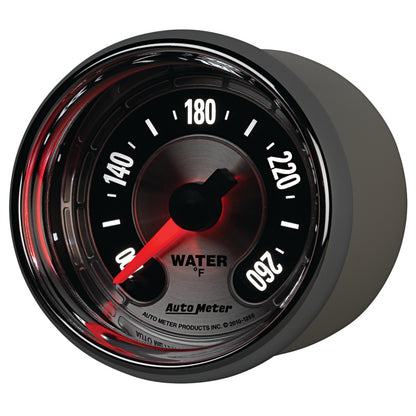 Autometer American Muscle 52mm Full Sweep Electric 100-260 Deg F Water Temperature Gauge 1255