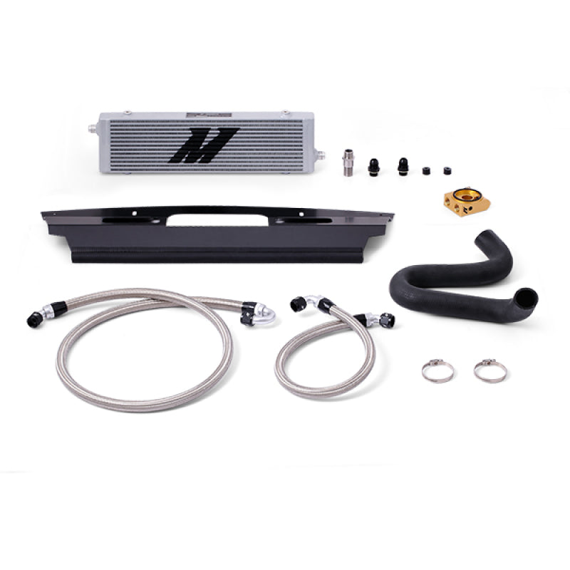 Mishimoto 2015+ Ford Mustang GT Thermostatic Oil Cooler Kit - Silver - eliteracefab.com