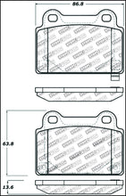 Load image into Gallery viewer, StopTech Performance 08+ Mitsubishi Evolution X Rear Brake Pads - eliteracefab.com