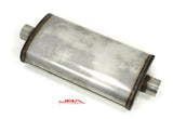 JBA 40-302201 | UNIVERSAL DUAL CORE 304SS MUFFLER 22X11X6 3IN INLET DIAMETER