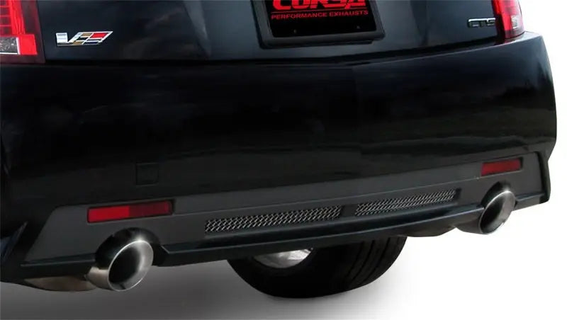 Corsa 09-13 Cadillac CTS Sedan V 6.2L V8 Polished Sport Axle-Back Exhaust - eliteracefab.com