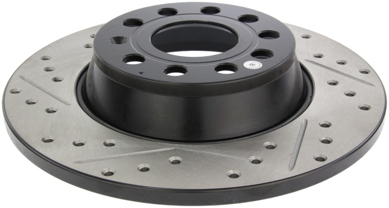 StopTech Slotted & Drilled Sport Brake Rotor - eliteracefab.com