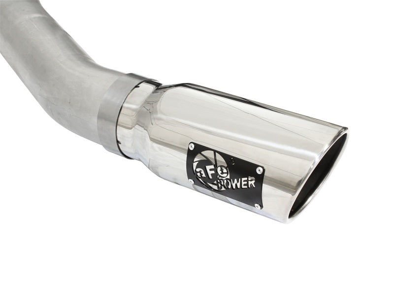 aFe MACHForce XP SS Exhaust 4in Cat-Back w/ Polish Tip 2015 Ford F-150 EcoBoost V6 2.7/3.5Ltt aFe