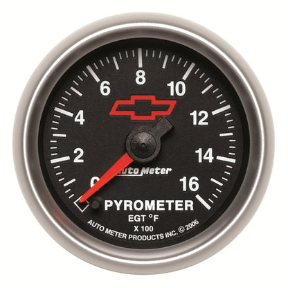 Autometer GM Full Sweep Electric 52mm 0-1600 degree F Pyrometer 3644-00406