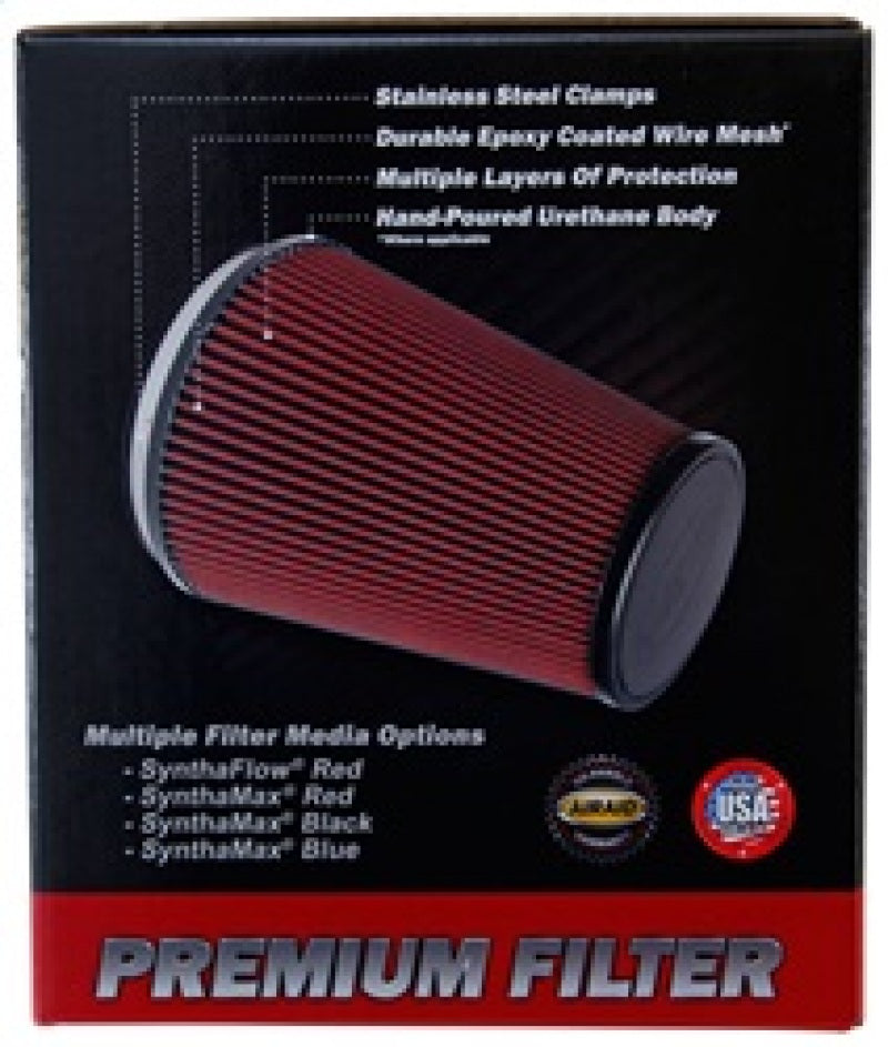 Airaid 10-14 Ford Mustang Shelby 5.4L Supercharged Direct Replacement Filter - Dry / Red Media - eliteracefab.com