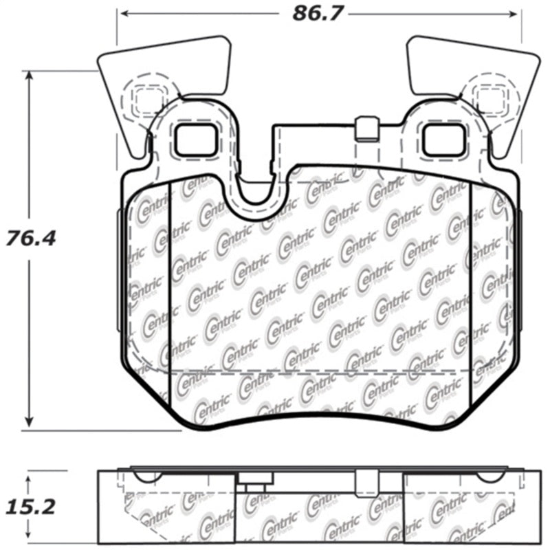 StopTech Street Touring 08-09 BMW 128i/135i Coupe Rear Brake Pads - eliteracefab.com