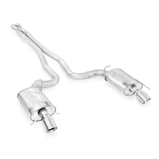 Stainless Works 2009-15 Cadillac CTS-V Wagon 3in Catback System X-Pipe Chambered Mufflers 4in Tips Stainless Works