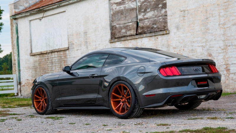 Corsa 2015 Ford Mustang GT 5.0 3in Axle Back Exhaust Black Dual Tips (Touring) - eliteracefab.com