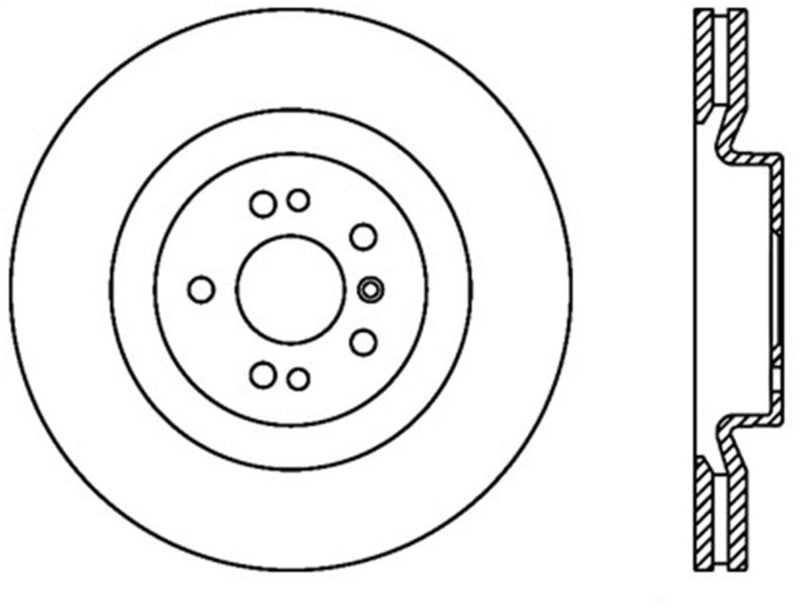 StopTech Slotted & Drilled Sport Brake Rotor Stoptech