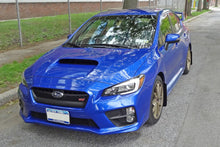 Load image into Gallery viewer, Rally Armor UR Mudflaps Blue Urethane White Logo 2015-2021 WRX / 2015-2021 STI - eliteracefab.com