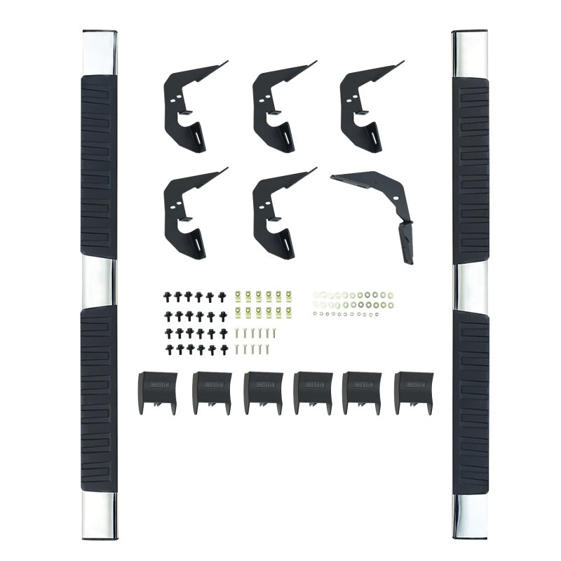 Westin 2007-2018 Chevy Silverado Crew Cab R7 Nerf Step Bars - SS - eliteracefab.com