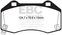 Load image into Gallery viewer, EBC 2017+ Fiat 124 Spider 1.4L Turbo Abarth Greenstuff Front Brake Pads - eliteracefab.com