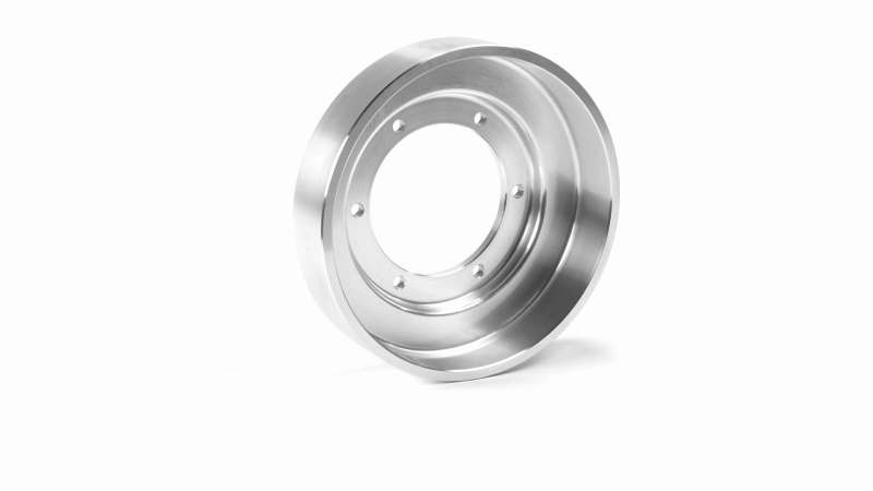Fleece Performance 03-12 Dodge 2500/3500 Cummins Fan Drive Pulley (Bare Aluminum Finish) Fleece Performance
