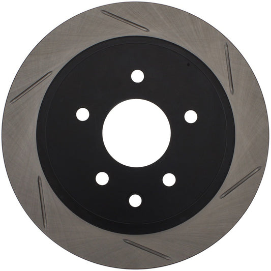 STOPTECH POWER SLOT 03-05 350Z / 03-04 G35 / 03-05 G35X SPORTSTOP SLOTTED REAR LEFT ROTOR, 126.42077SL - eliteracefab.com