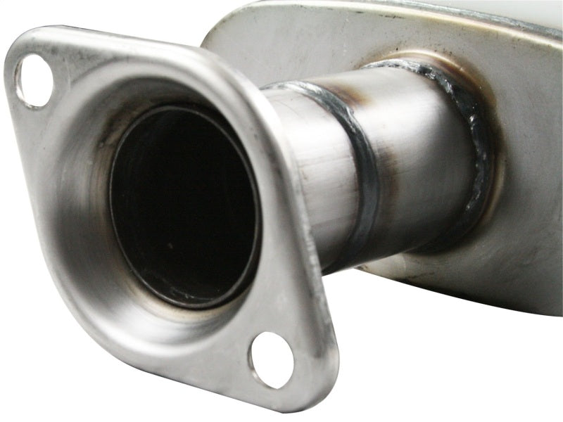 aFe MACHForce XP Exhaust Cat-Back SS-409 04-06 Jeep Wrangler TJ Unl L6 4.0L 2.5in Off-Road No Tip aFe