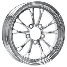 Load image into Gallery viewer, Weld V-Series 1-Piece 15x3.5 / 5x4.5 BP / 2.25in. BS Polished Wheel - Non-Beadlock