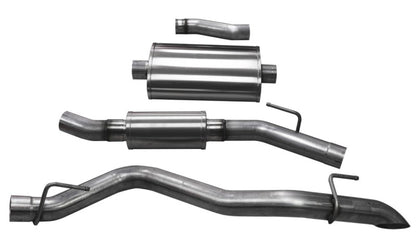 Corsa 2020 Jeep Gladiator JT 3.0in Cat-Back Touring Single Side Exit w/ Turn Down Tip CORSA Performance