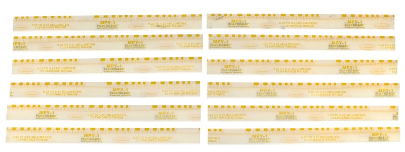 Clevite Plastigage Yellow Plastigage - 12 Pack - eliteracefab.com