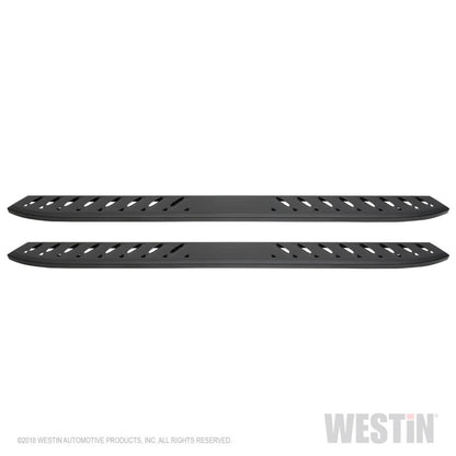 Westin 2019 Chevrolet Silverado/Sierra 1500 Crew Cab Thrasher Running Boards - Textured Black - eliteracefab.com
