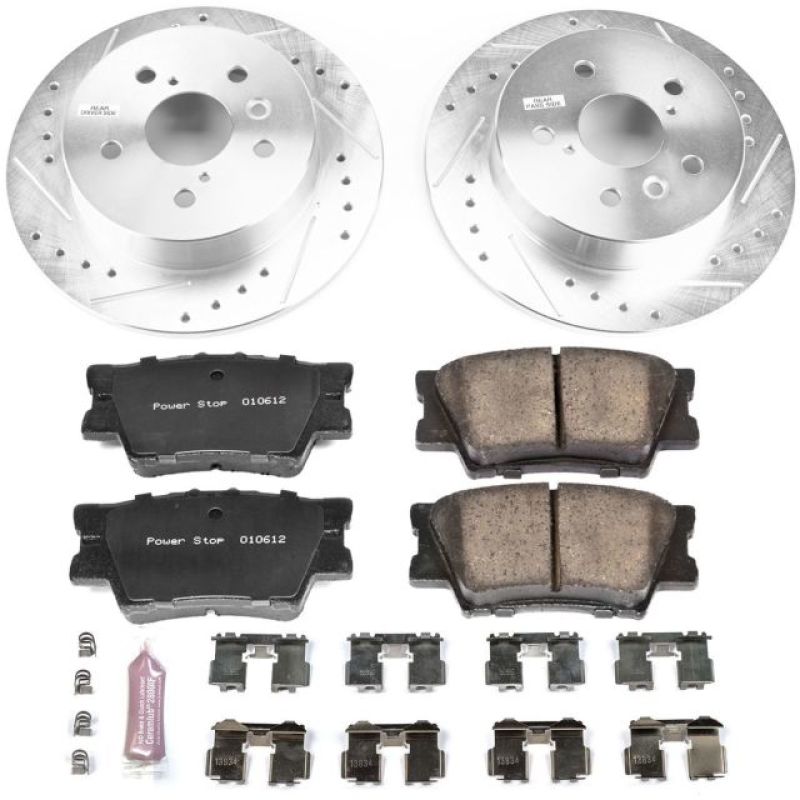 Power Stop 18-19 Toyota Camry Rear Z23 Evolution Sport Brake Kit - eliteracefab.com