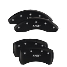 Load image into Gallery viewer, MGP 4 Caliper Covers Engraved Front &amp; Rear MGP Red finish silver ch MGP