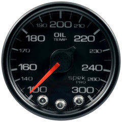 Autometer Spek-Pro - Nascar 2-1/16in Oil Temp 100-300F Bcb Ecu