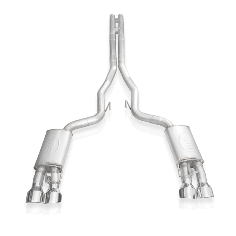 Stainless Works 2020 Ford GT500 Legend Catback H-Pipe Exhaust Factory Connect - Polished Tips Stainless Works