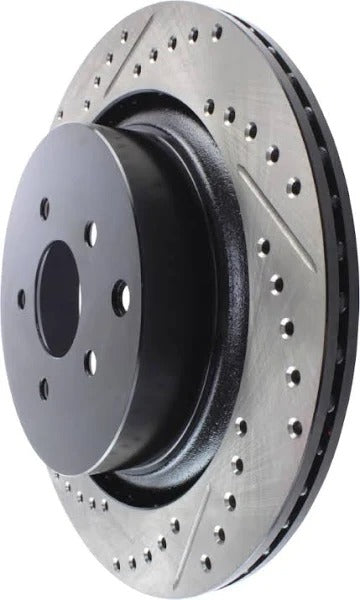 STOPTECH 09 INFINITI FX50 SPORTSTOP SLOTTED & DRILLED REAR RIGHT ROTOR, 127.42105R - eliteracefab.com