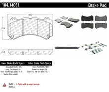 Load image into Gallery viewer, POSIQUIET 12-13 GRAND CHEROKEE SRT-8 DELUXE PLUS FRONT BRAKE BRAKE PADS, 104.14051 - eliteracefab.com