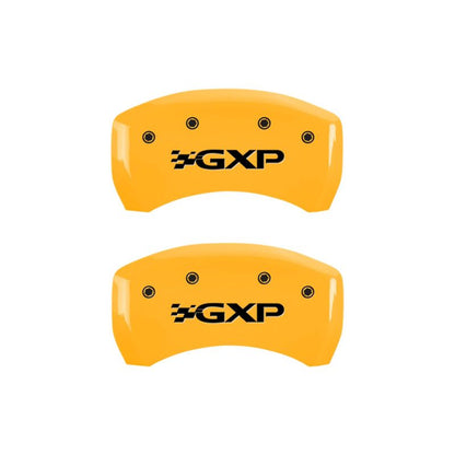 MGP 4 Caliper Covers Engraved Front & Rear MGP Black finish silver ch MGP
