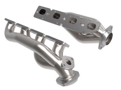 aFe Power Twisted Steel 304SS Shorty Header 19-21 Ram 2500/3500 V8-6.4L - eliteracefab.com