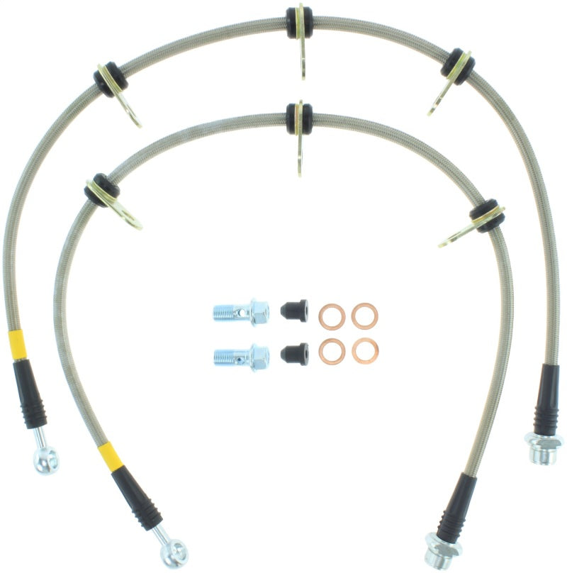 StopTech 08-12 Toyota Sequoia Rear Stainless Steel Brake Lines - eliteracefab.com