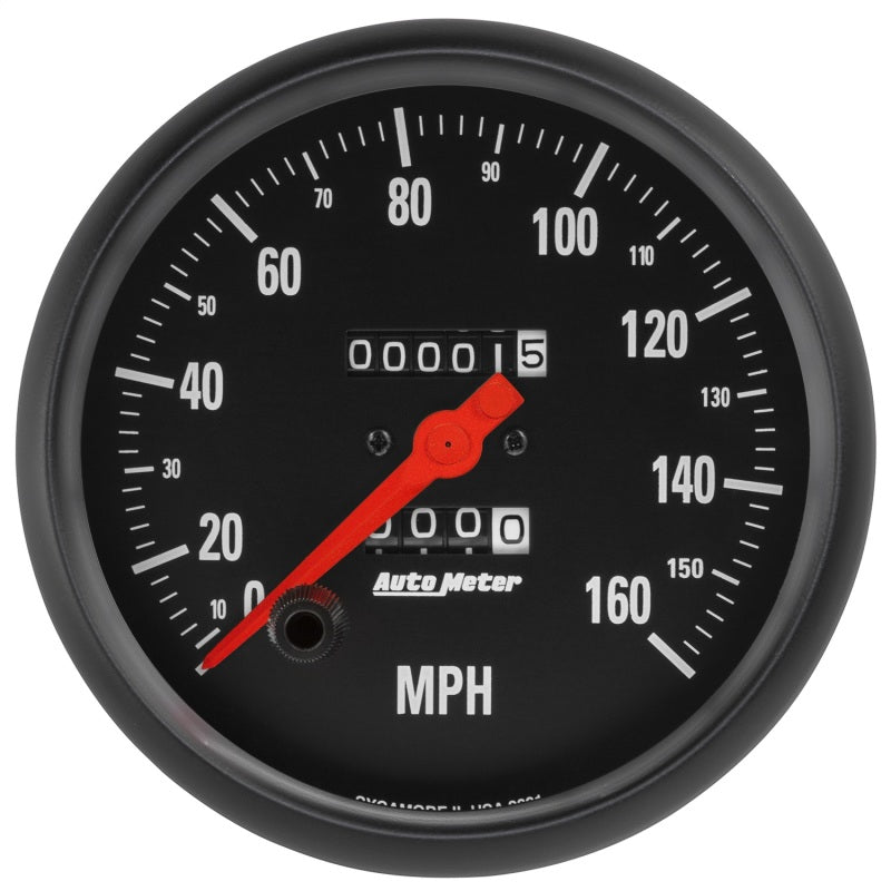 Autometer Z-Series 0-160MPH Speedometer 5in. Mechanical Gauge 2691