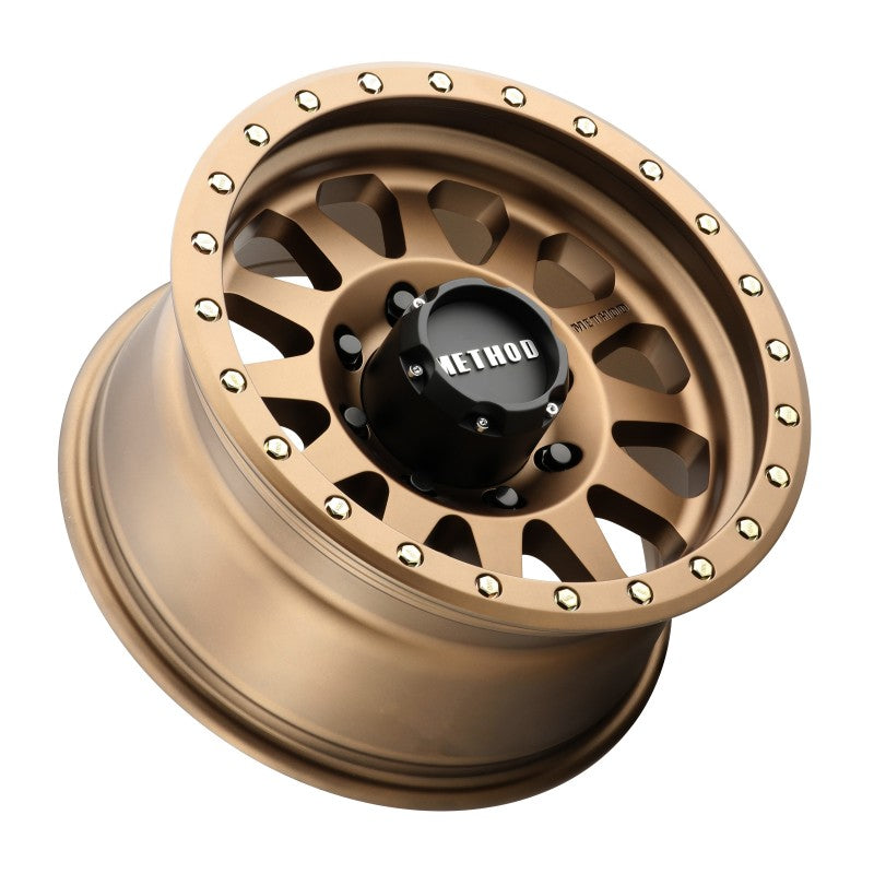 Method MR304 Double Standard 17x8.5 0mm Offset 8x6.5 130.81mm CB Method Bronze Wheel - eliteracefab.com