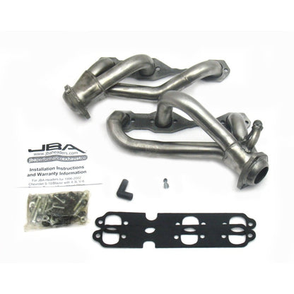 JBA 96-01 GM S Truck 4.3L V6 w/o A.I.R. Injection 1-1/2in Primary Raw 409SS Cat4Ward Header JBA