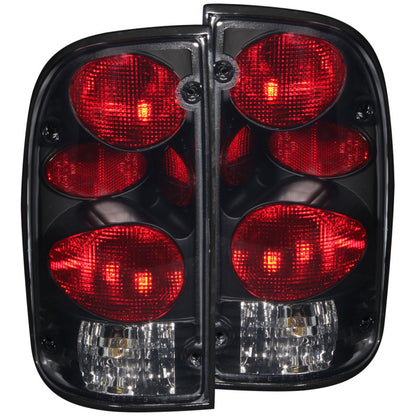 ANZO USA Toyota Tacoma Taillights Dark Smoke G2; 1995-2000 - eliteracefab.com