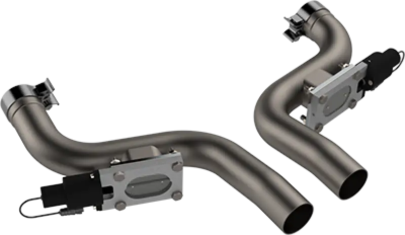 QTP 11-18 Dodge Challenger/Charger 5.7L 2.5in 304SS Aggressor Cutout Dual Mid Pipes - eliteracefab.com