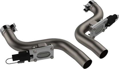 QTP 11-18 Dodge Challenger/Charger 5.7L 2.5in 304SS Aggressor Cutout Dual Mid Pipes - eliteracefab.com